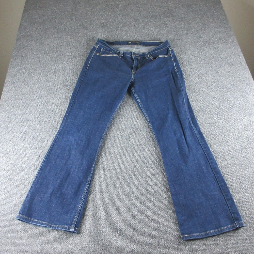 Levis 529 Curvy Bootcut Jeans Womens 32x30 Blue Dark Wash Cowgirl Western Denim